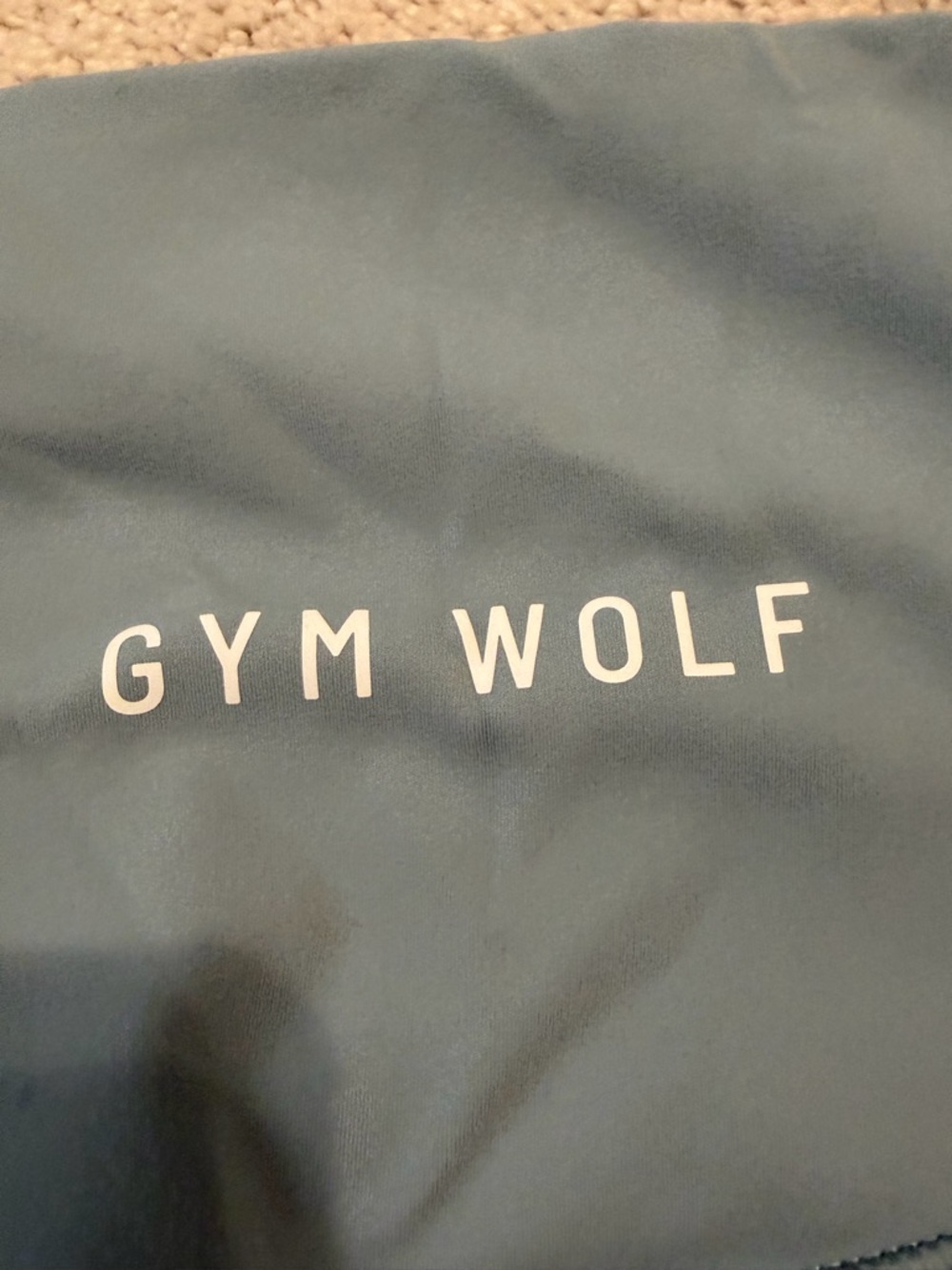 High-Waist Women's Bike Shorts - Slate Blue - Picture 3 of 4